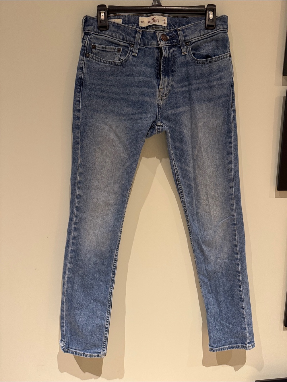 Hollister Men's Light Blue Skinny Jeans
